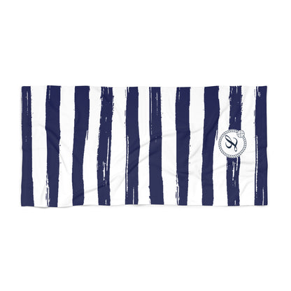 Nautical Striped Beach Towel