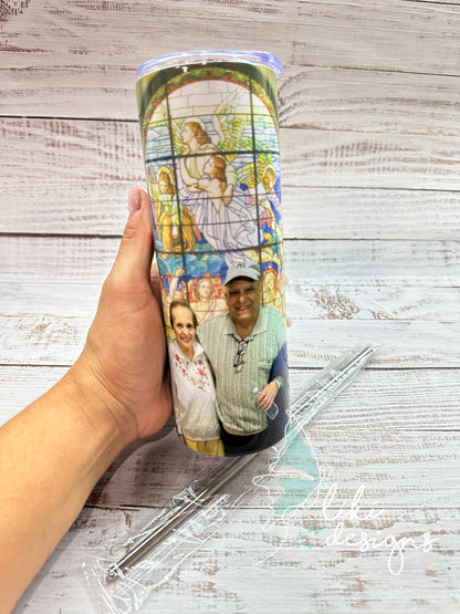 Custom Picture/Image Sublimated 20oz Tumbler